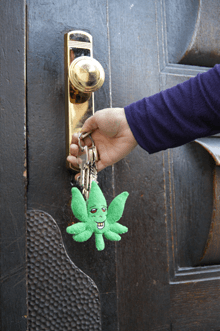 Weedy am Schlüsselbund